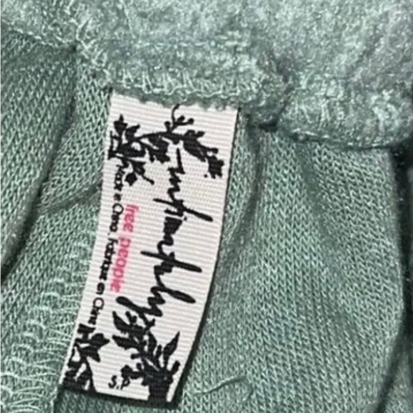 Free People Blue Monday Fleece Jogger Pants in Valley girl combo size Medium - Picture 5 of 8